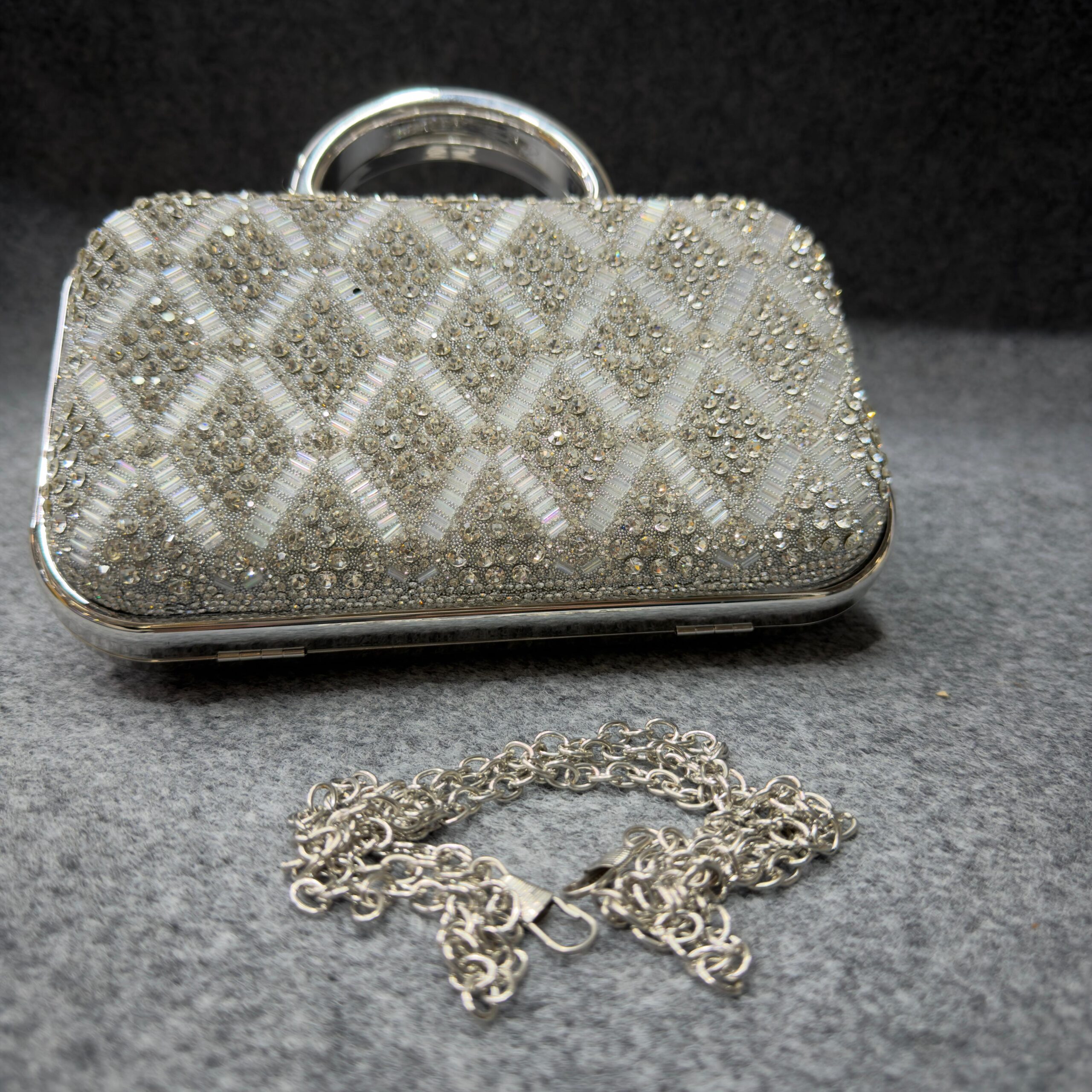 crystal top handle evening bag crystal top handle evening bag